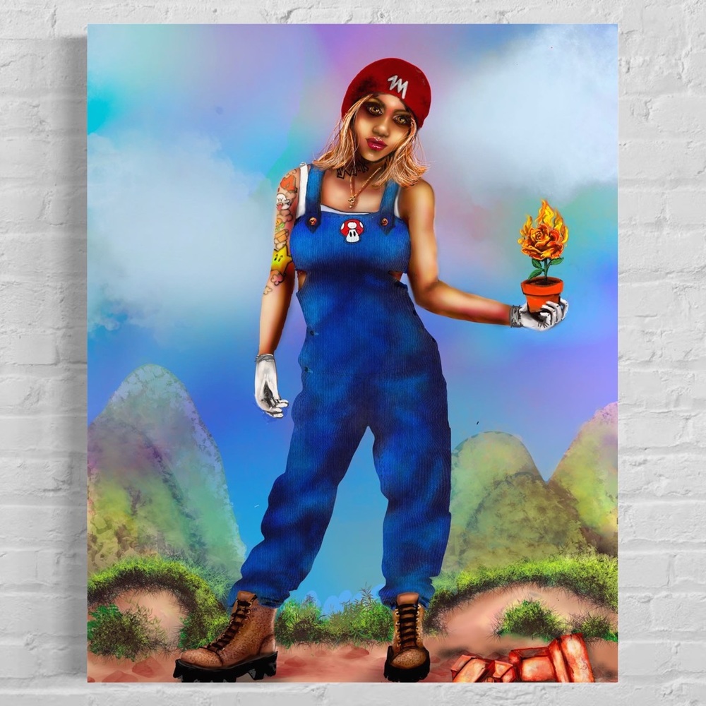 Original artwork on canvas